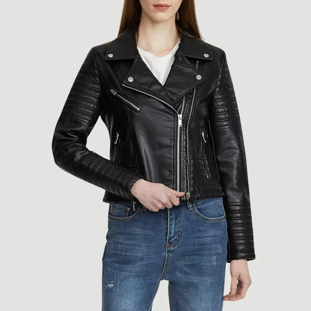 EB | Biker Kunstlederjacke