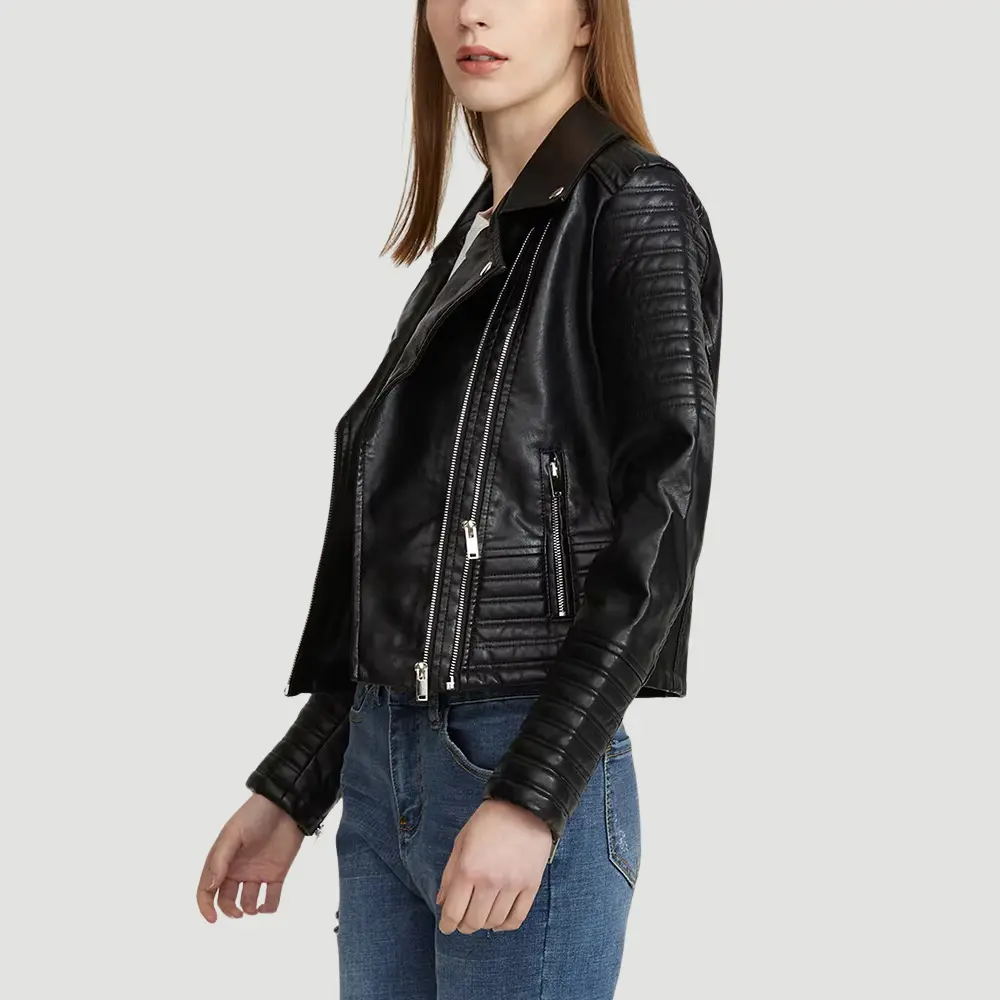 EB | Biker Kunstlederjacke