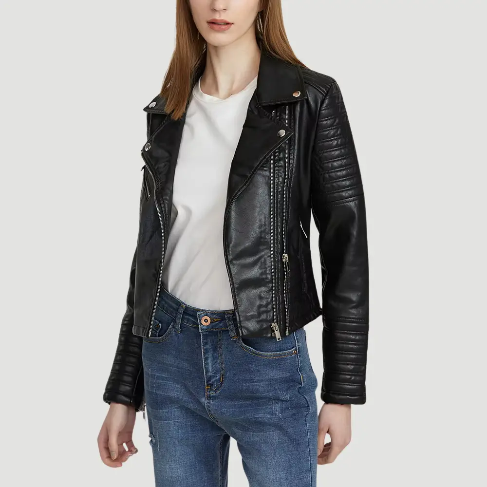 EB | Biker Kunstlederjacke