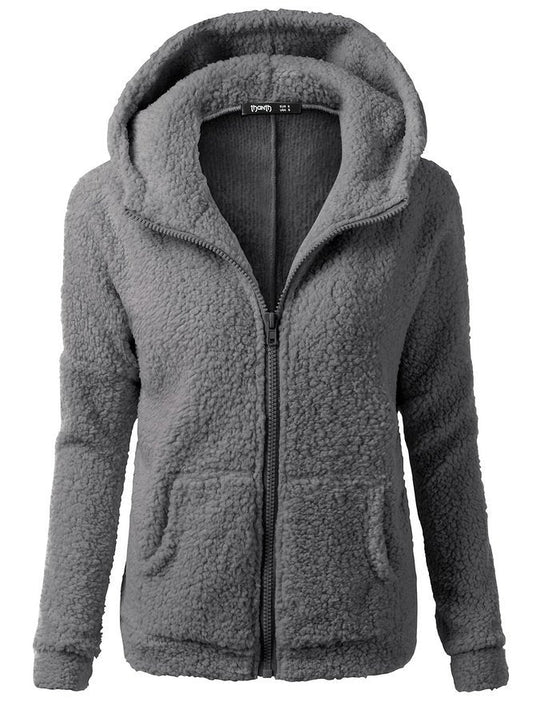 EB | Weicher Fleece-Cardigan Schön & Warm & Vielseitig