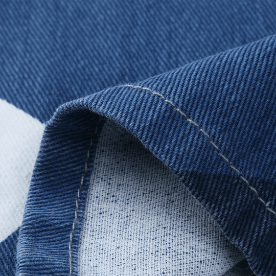 EB | Damen Baggy Jeans Mit Reißverschluss Weite blaue Hosen