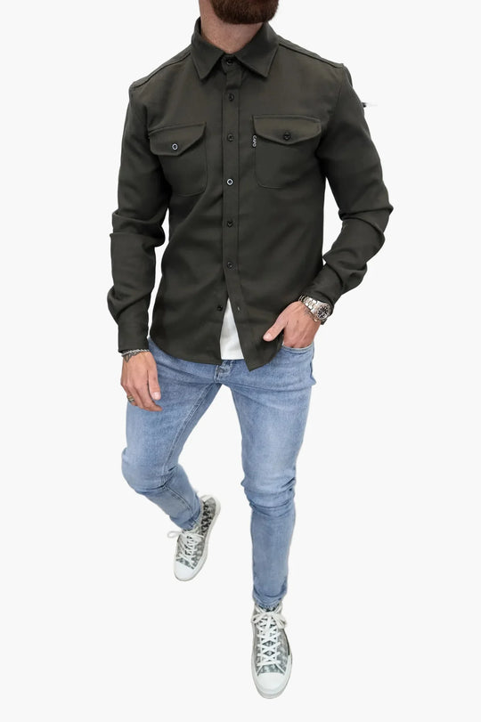 EB | Overshirt Jacke - Modernes, Vielseitiges Hemdjacke für Alltag und Freizeit