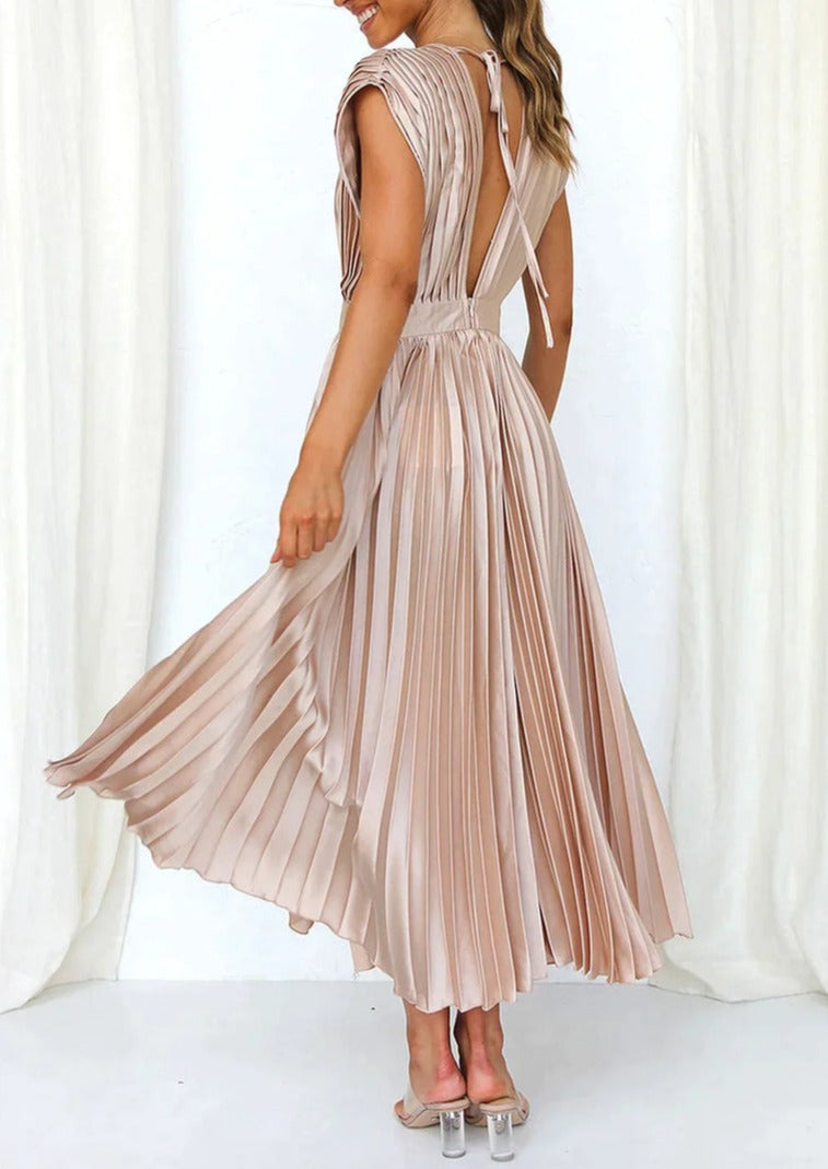 EB | Elegantes Maxikleid Aus Leichtem Stoff
