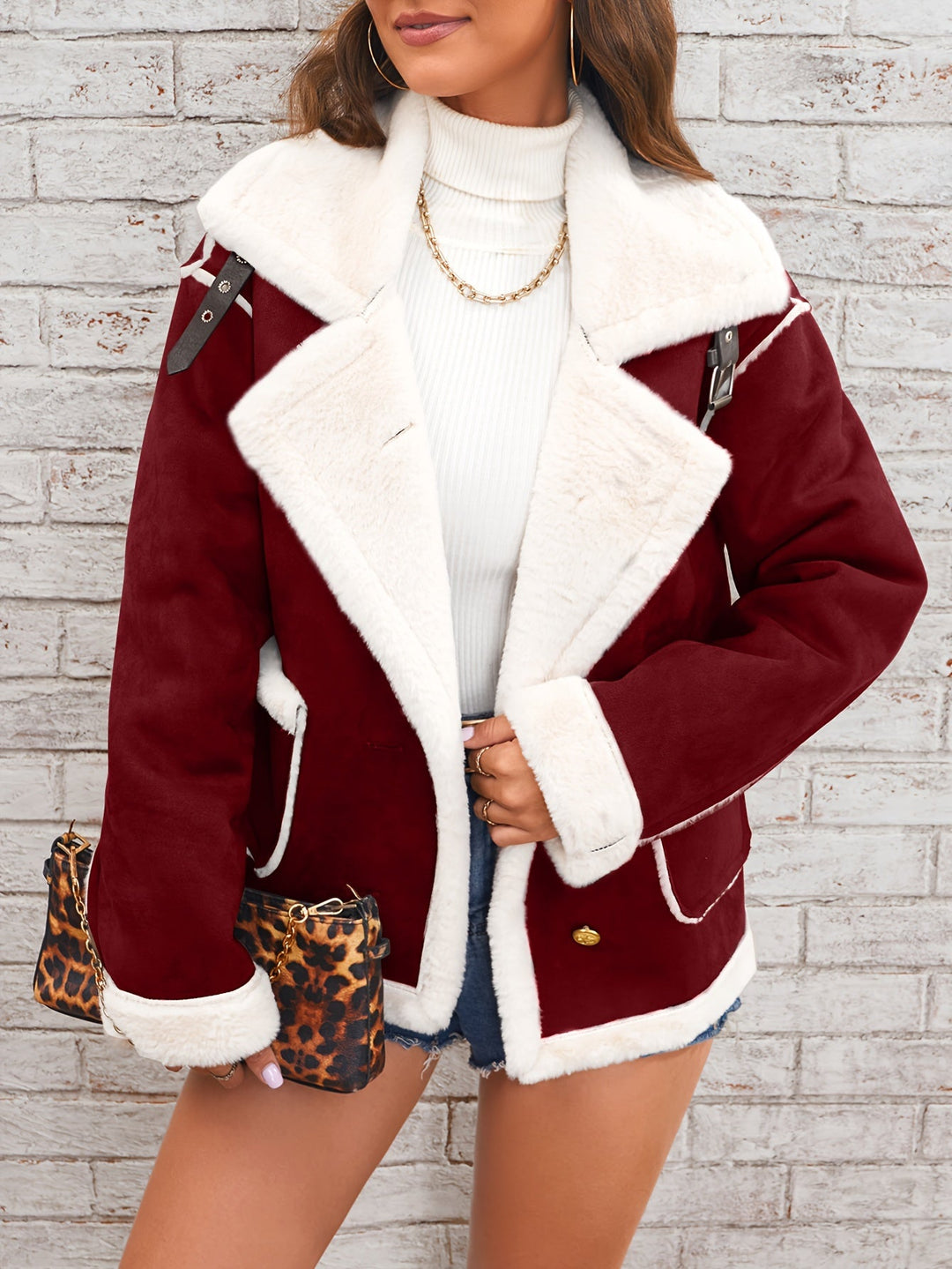 EB | Winterjacke für Damen - gemütlich mit Schafsfellkragen