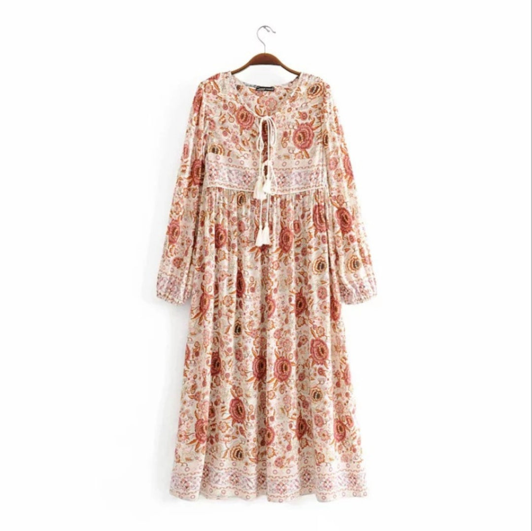 EB | Kleid mit böhmischem Print