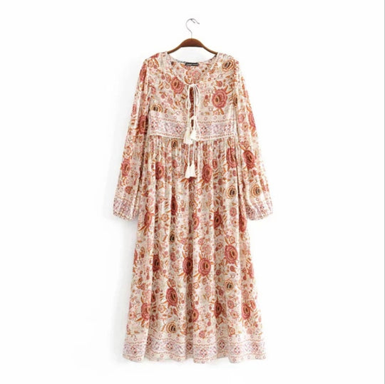 EB | Kleid mit böhmischem Print