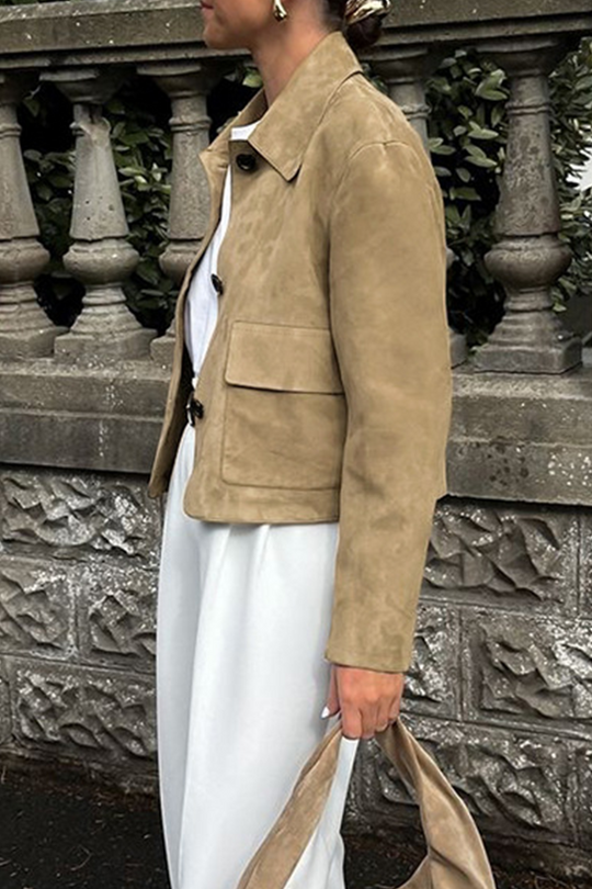 EB | Freizeitjacke mit Durchgeknöpftem Hemdkragen