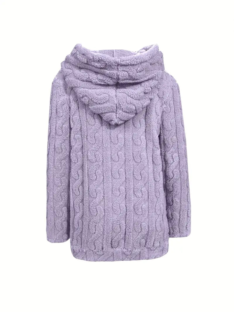 EB | Weiches Kapuzen Sweatshirt mit Reißverschluss