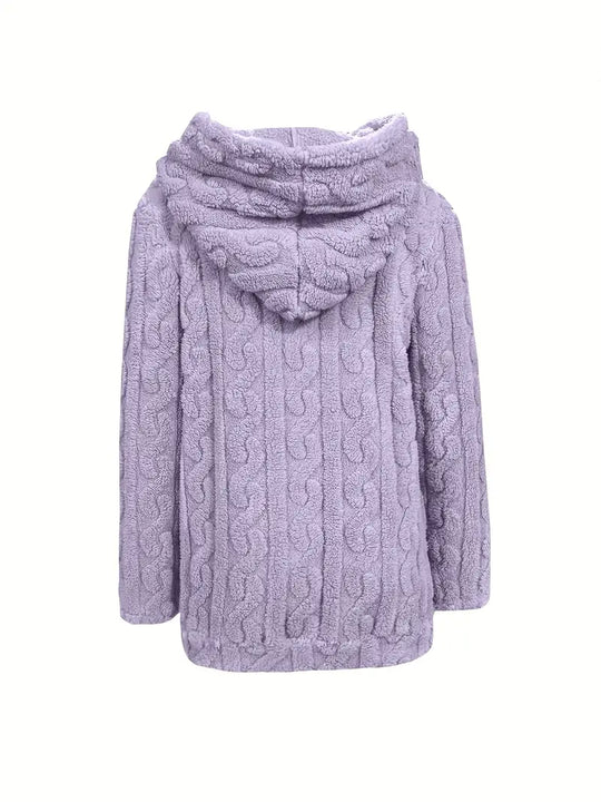 EB | Weiches Kapuzen Sweatshirt mit Reißverschluss