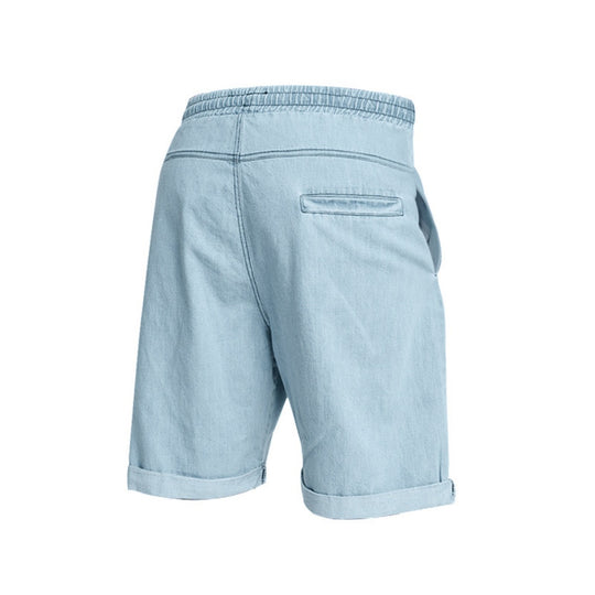EB | Kurze Hose aus schwerem gewaschenem Baumwolldenim