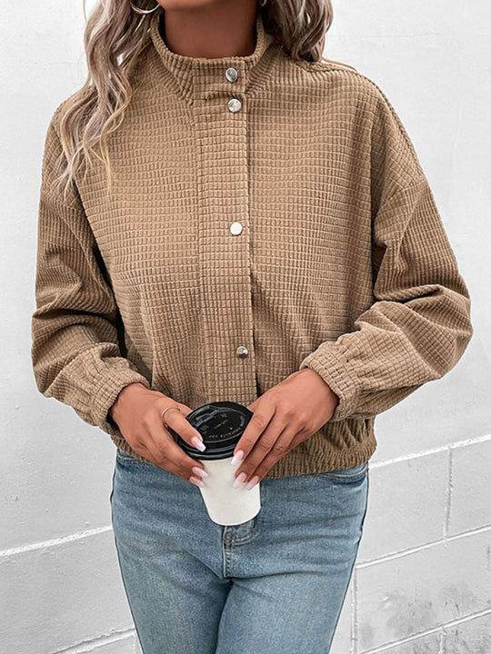 EB | Langarmjacke mit niedergedrückter Schulter