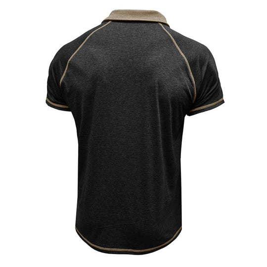 EB | Kurzärmeliges Herren-T-Shirt mit Revers