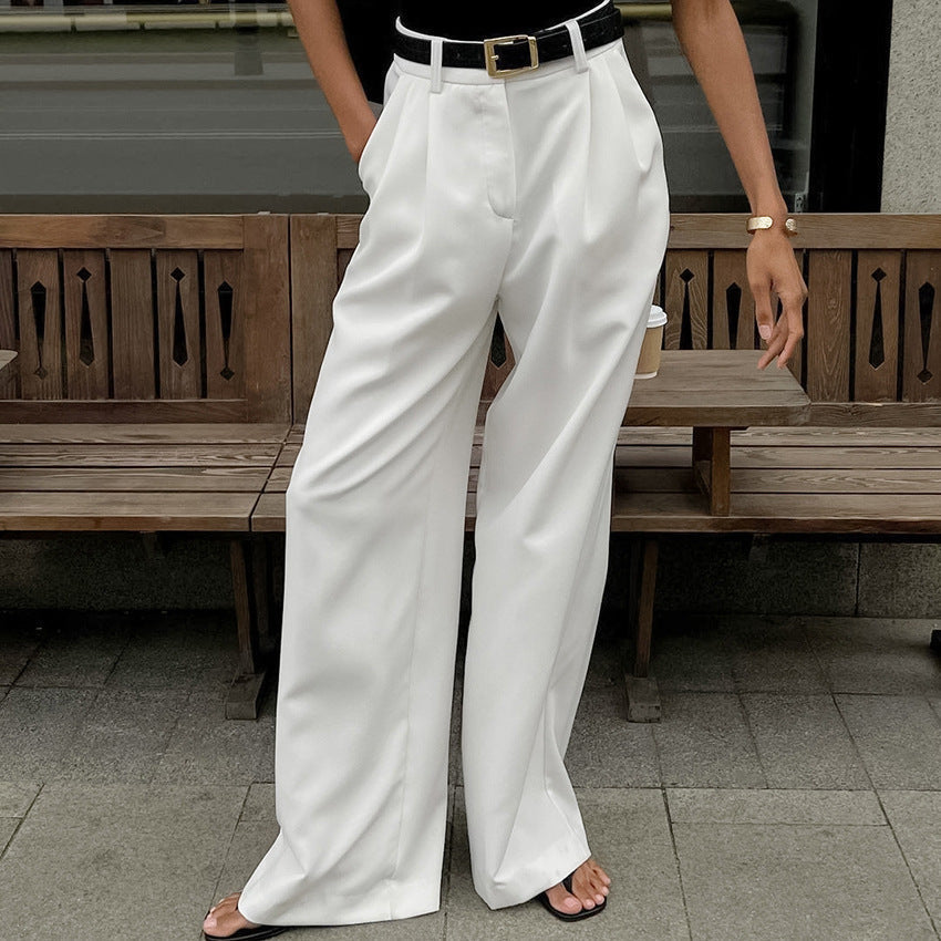 EB | Hochgeschnittene Hose mit Weitem Bein