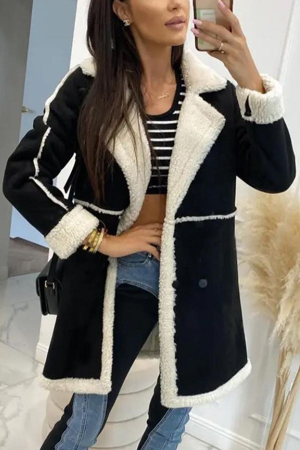 EB | Lammwolle Patchwork Freizeitjacke