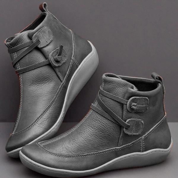 EB | und Warme Damenstiefel Aus Leder