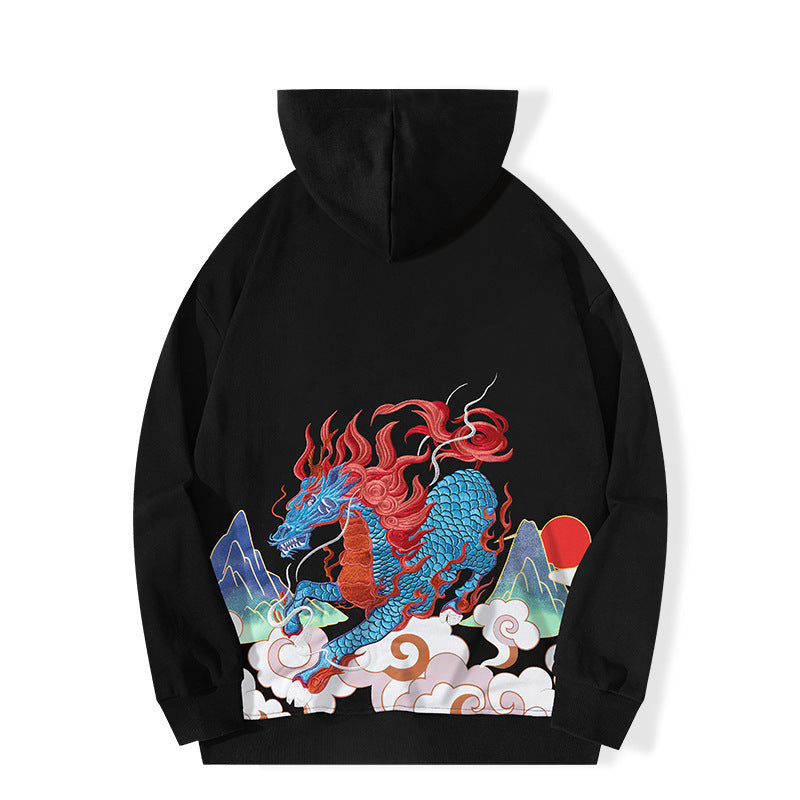 EB | Hoodie mit Drachen-Print