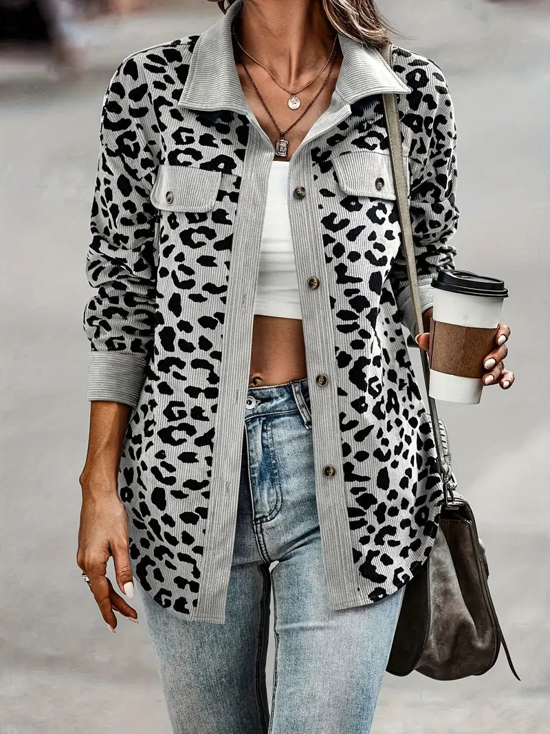 EB | Leopardjacke für Auffällige Outfits