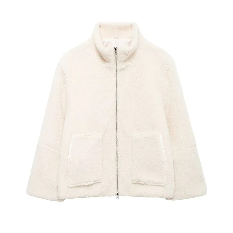EB | Stilvolle Damen Teddyjacke