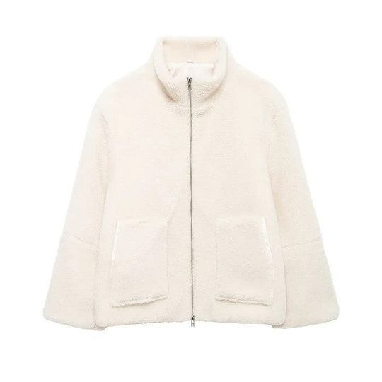 EB | Stilvolle Damen Teddyjacke