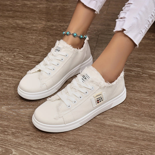 Leinenschuh Damen Casual Sneaker EB