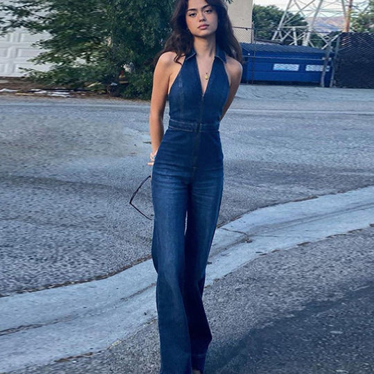EB | Denim Overall mit Neckholder