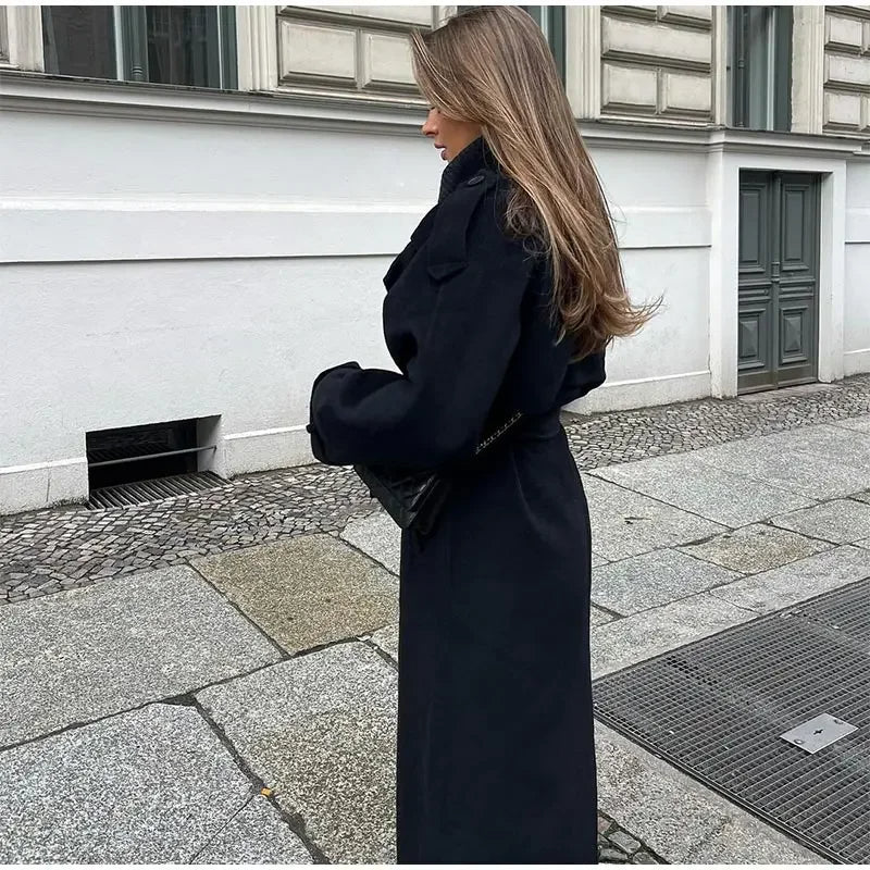 EB | Damen Doppelt-knöpfiger Trenchcoat