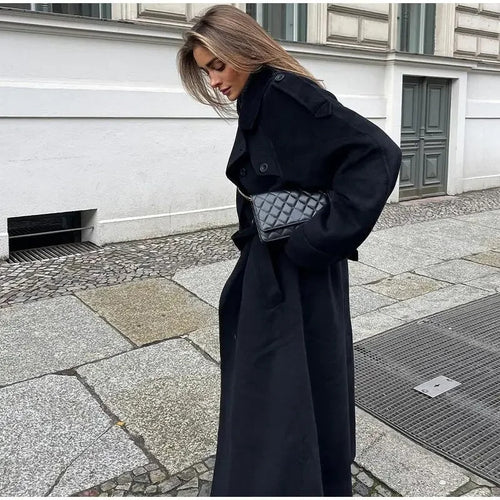 EB | Damen Doppelt-knöpfiger Trenchcoat