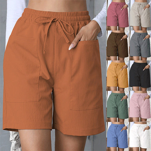 EB | Große Shorts mit hoher Taille und weitem Bein