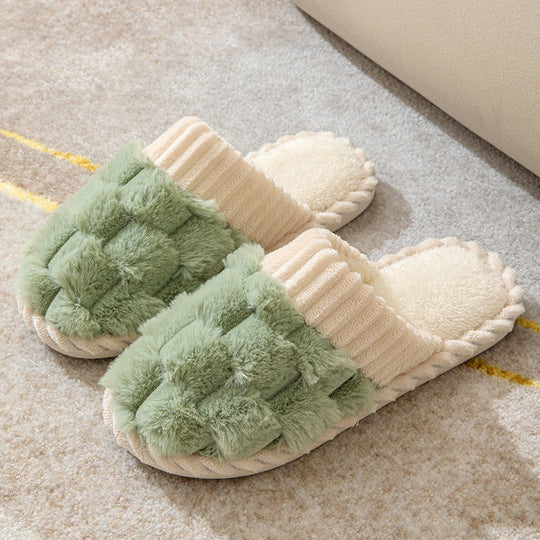 EB | Bequeme Damen Hausschuhe mit Pelzfutter