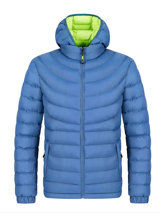 EB | Herrenjacke mit Geradem Kragen Gefüttert für Herbst und Winter