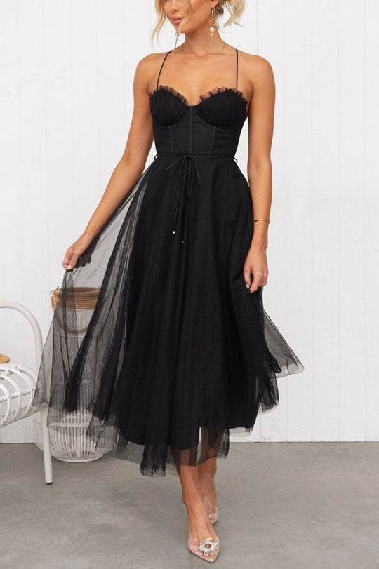 EB - Modernes prinses chiffon Kleid