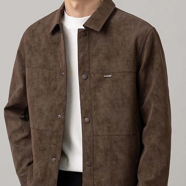 EB | Herren Button-Down Hemdjacke