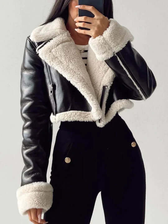 EB | Damen Fleecefutter Kurze Jacke