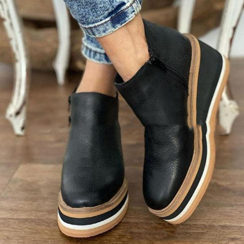 Orthopädische Leder-Sneaker mit Komfortsohle EB