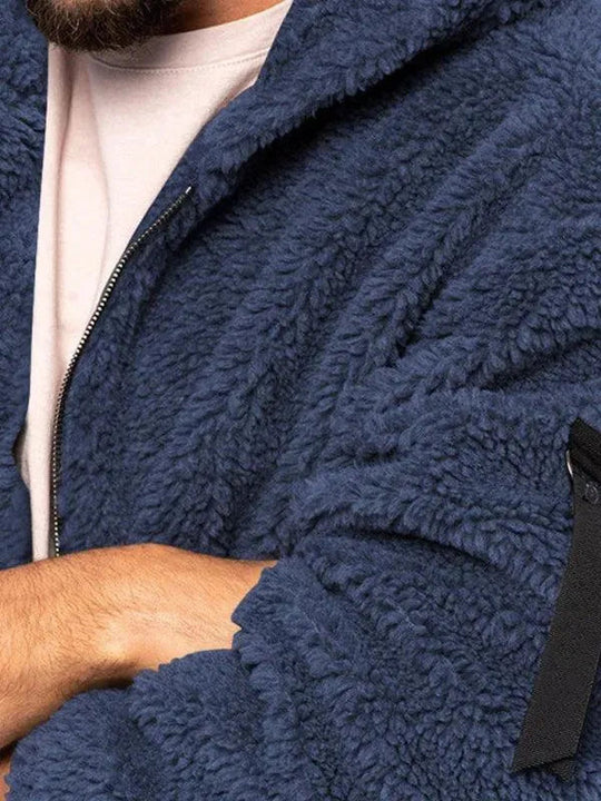 EB | Doppel-Seitige Kapuzen Herren Winterjacke