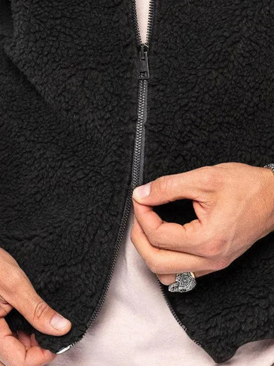 EB | Doppel-Seitige Kapuzen Herren Winterjacke