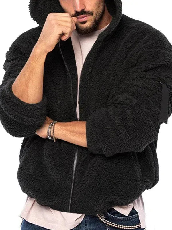 EB | Doppel-Seitige Kapuzen Herren Winterjacke