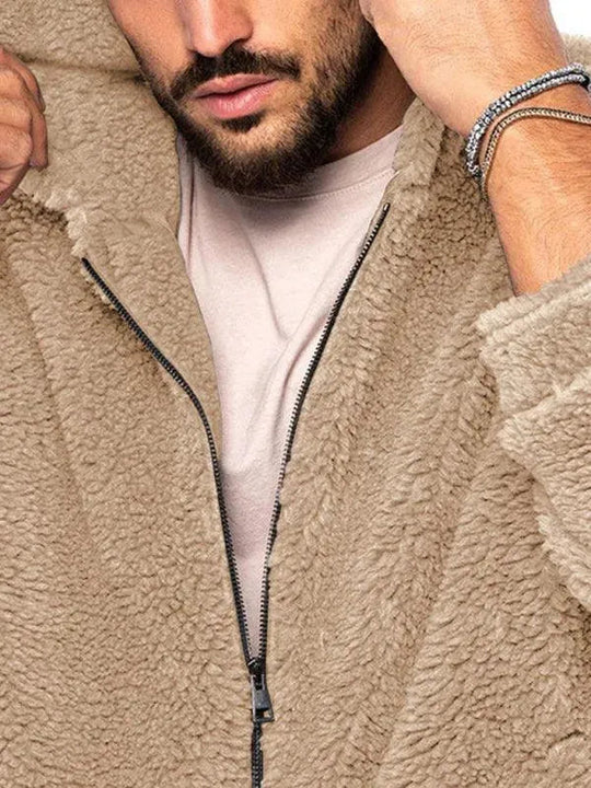EB | Doppel-Seitige Kapuzen Herren Winterjacke