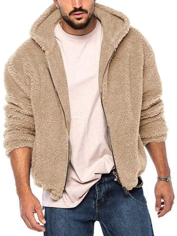 EB | Doppel-Seitige Kapuzen Herren Winterjacke