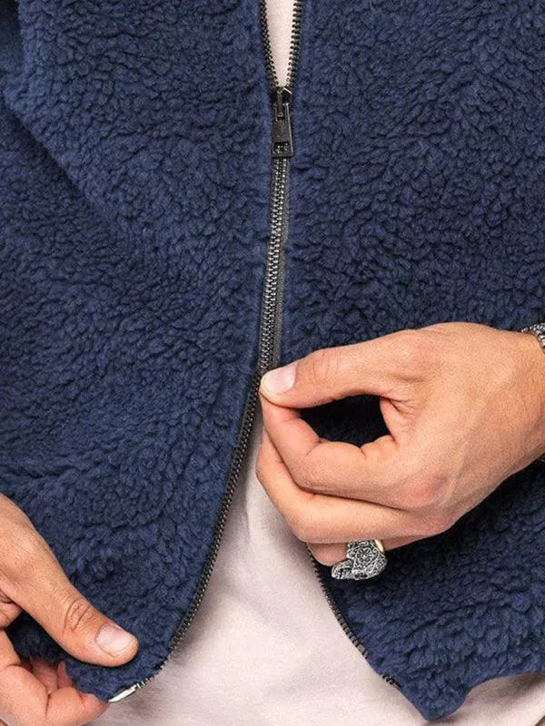 EB | Doppel-Seitige Kapuzen Herren Winterjacke