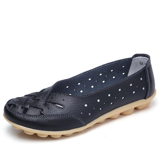 Blaue KomfortPantolette EB