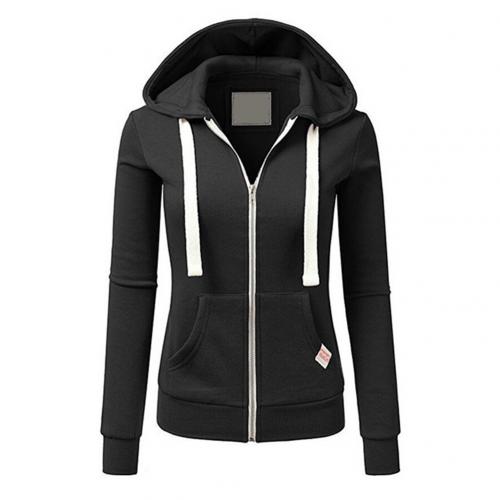 EB | Fleece Zip Up Hoodie Met Verstelbare Capuchon