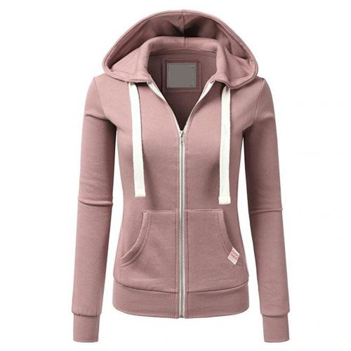 EB | Fleece Zip Up Hoodie Met Verstelbare Capuchon