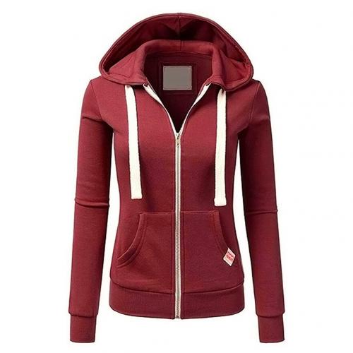 EB | Fleece Zip Up Hoodie Met Verstelbare Capuchon