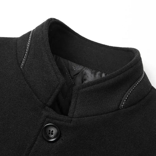 EB | Jacke mit Knöpfen Wollmischung Klassisch, Elegant