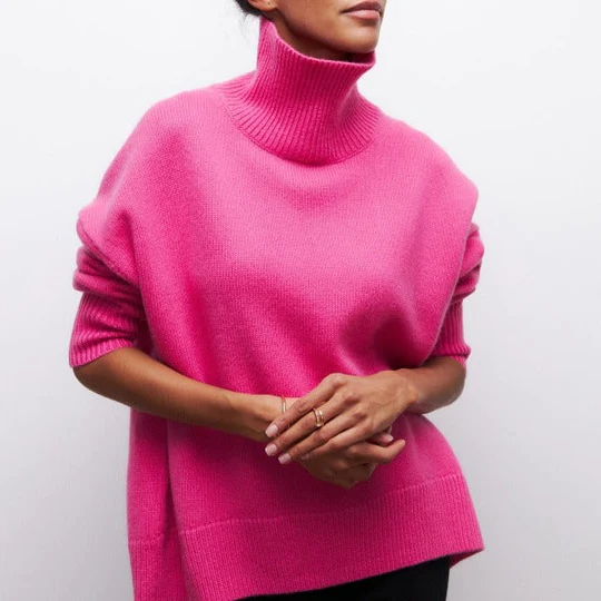 EB | Oversized Rollkragenpullover Ideal für den Winter