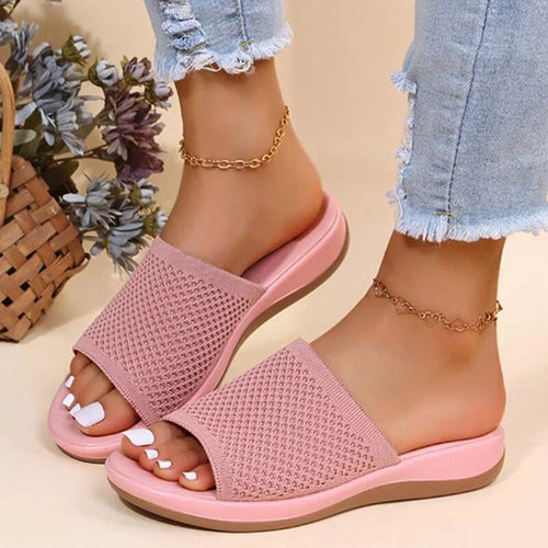 EB | Atmungsaktive Mesh-Slip-On-Sandalen für Damen