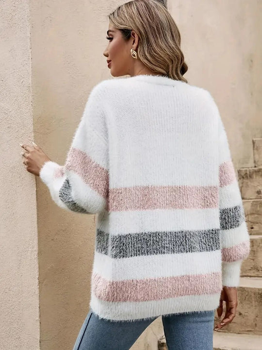 EB | Lässiger Langarm Strickpullover