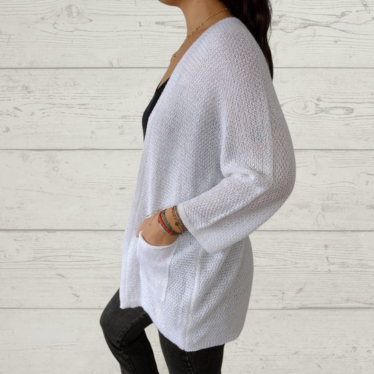 EB | Lässige Strickjacke mit Stylischen Taschen