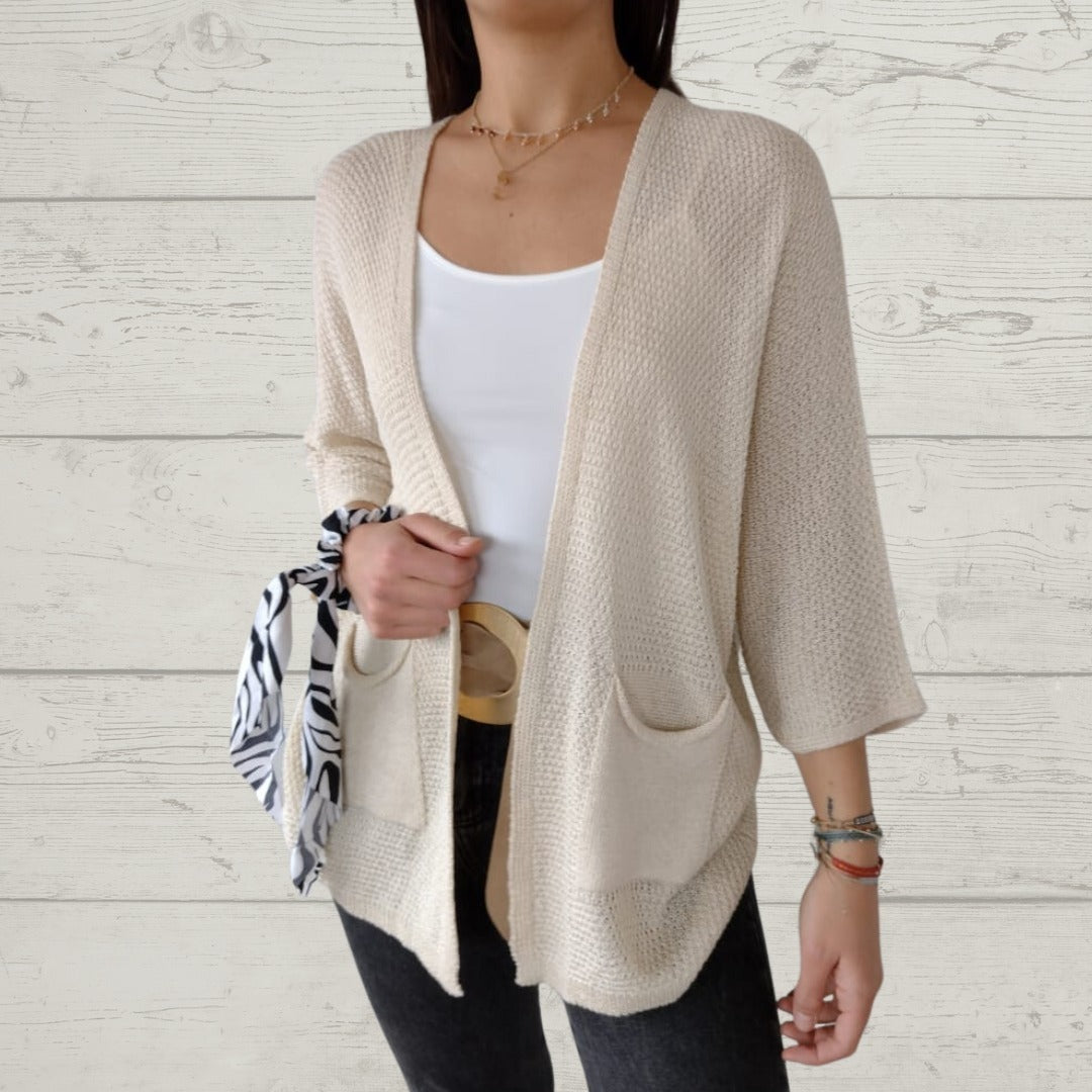 EB | Lässige Strickjacke mit Stylischen Taschen
